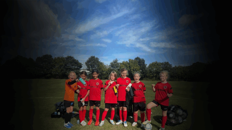 U10 Red Girls do Netherton Proud
